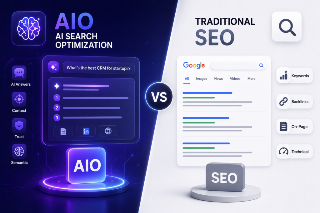 AI Search Optimization AIO vs Seo